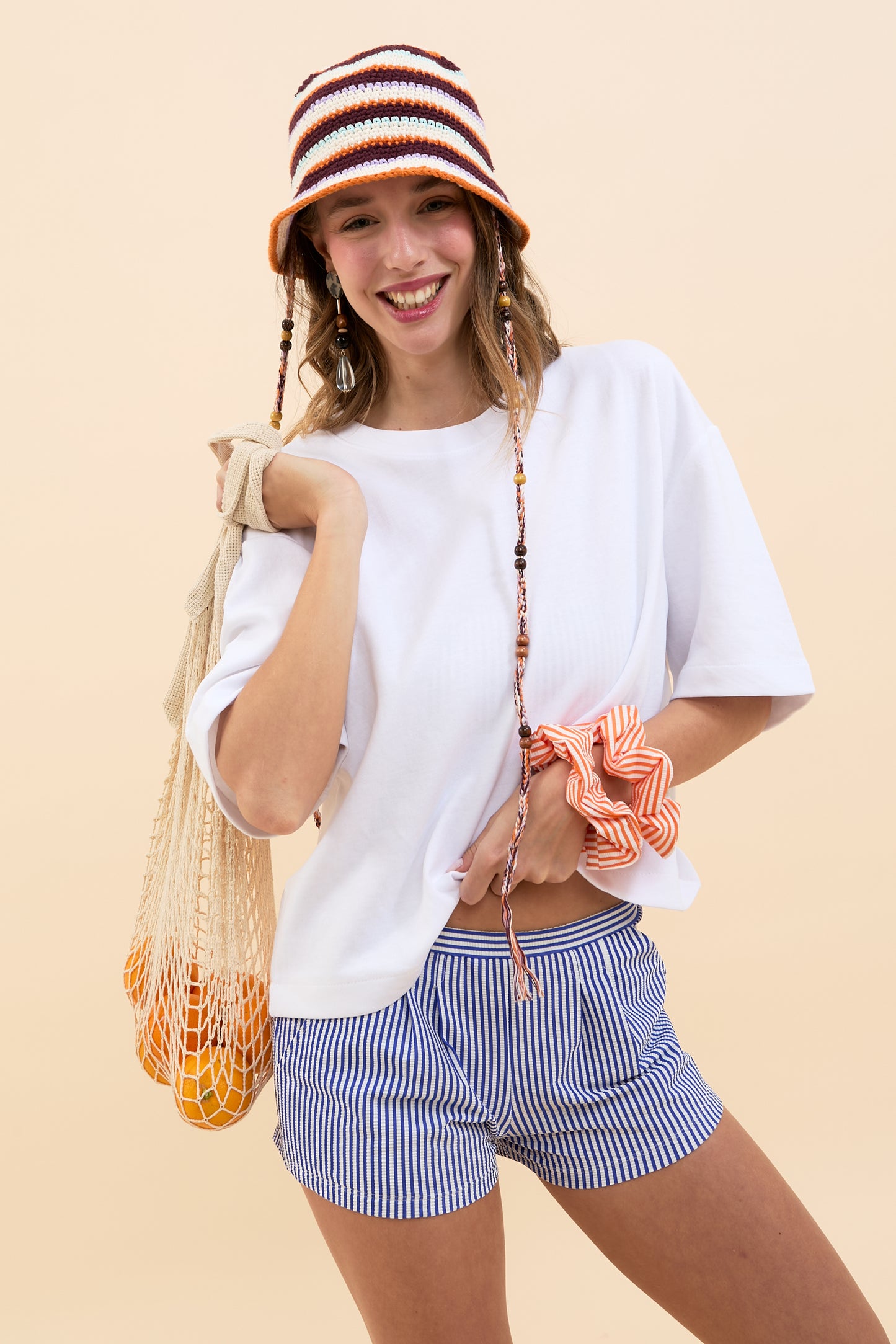 Shorts Seersucker Blu 💙
